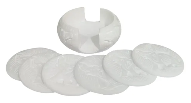 Carved Marble Coasters (Set of 6): Royal Wedding (12114)