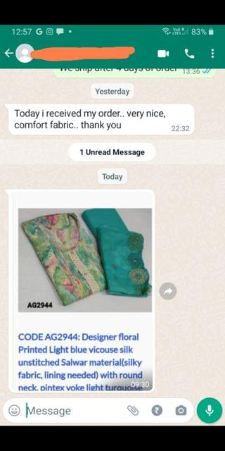 I received my order, very nice, comfort fabric. -Reviewed on 25 sep 2022