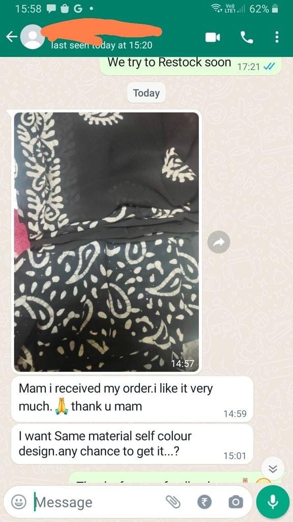 I received my order, I like it very much, Thank You..-Reviewed on 28th OCT 2022