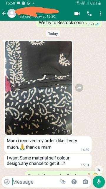 I received my order, I like it very much, Thank You..-Reviewed on 28th OCT 2022