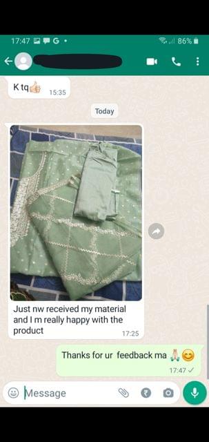 Just received my material and I'm really happy with the product  30 DEC 2022