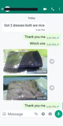 Got 2 dresses both are nice -Reviewed on 16th MAR 2023