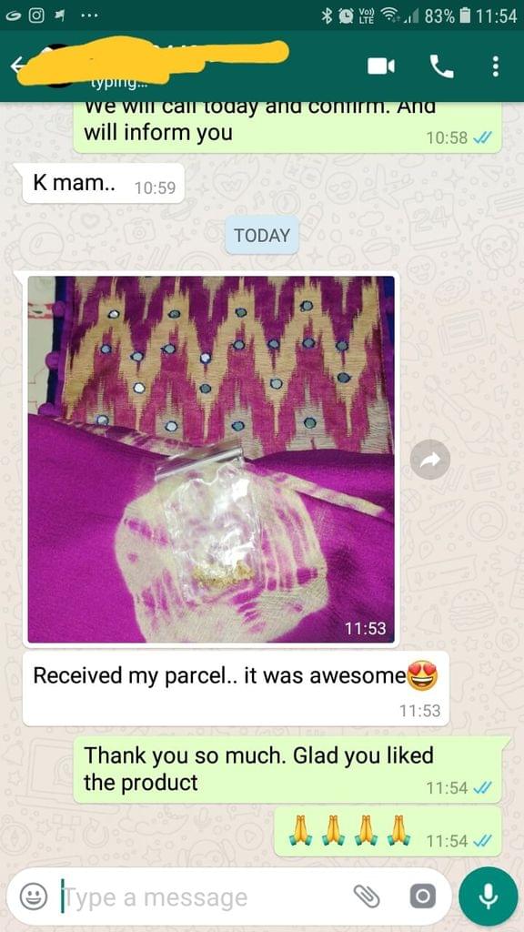 Received my parcel.. It was awesome..   - Reviewed on 30-Jan-2019