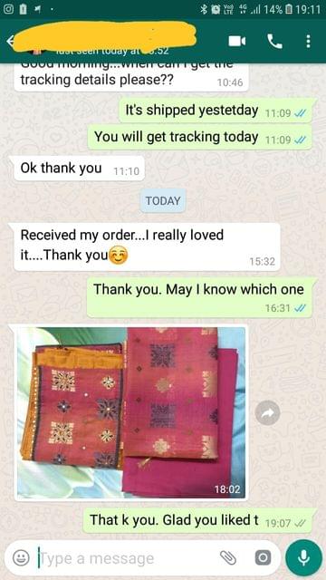 Received my order... I really loved it .. Thank you. - Reviewed on 16-Feb-2019