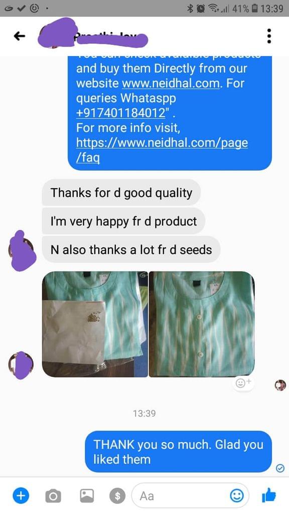 Thanks for the good quality... I'am very happy for the product... And also thank a lot for the seeds. -Reviewed on 15-Jun-2019