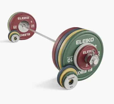 Eleiko Weightlifting Training Set 185 kg, Women, Coloured