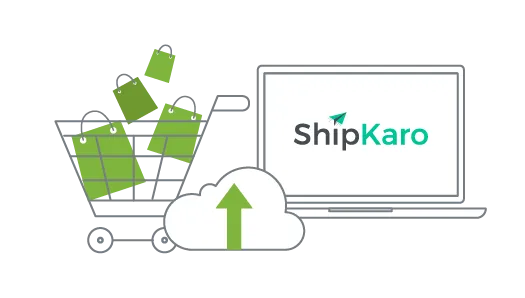 StoreHippo's logistics mangement solution ShipKaro with inbuilt feature for bulk upload.
