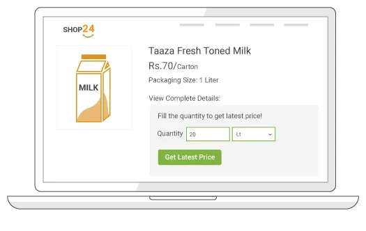 Homepage of an online FMCG store depicting inventory based quick commerce model made possible with StoreHippo