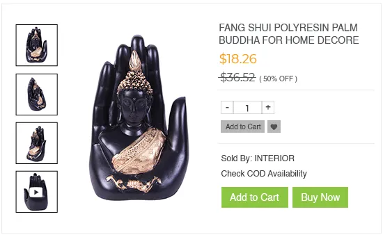 Product page of an online home decor store built using StoreHippo ecommerce platform.