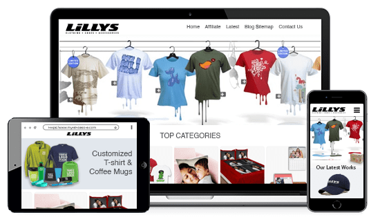 Multi-device optimized online merchandise store powered by StoreHippo ecommerce platform.