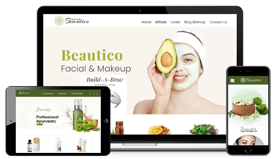 Device optimised online ayurvedic products store designed using customizable themes offered by StoreHippo