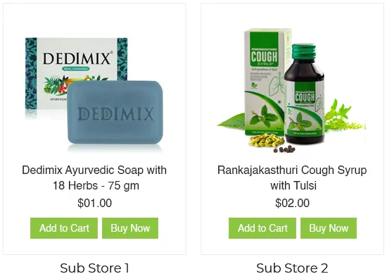 StoreHippo ecommerce platform powers multi-vendor & multi-store ecommerce solution for online ayurvedic medicine store.