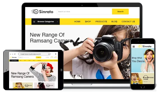 Device optimised online store for electronics designed using 100+ proffessional themes offered by StoreHippo