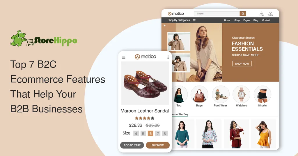 Top 7 B2C ecommerce features that help your B2B business carve a niche