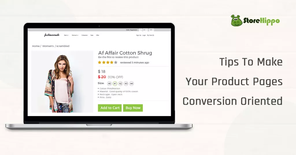 10 Must-Have Things on the Product Page of your E-commerce Website
