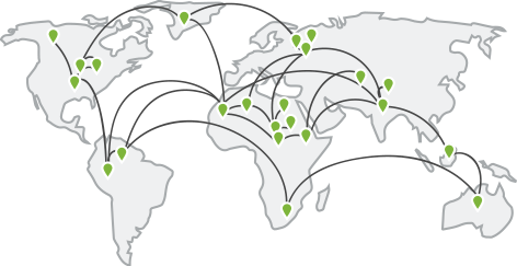 Use of Global CDN across the world by StoreHippo global ecommerce solution