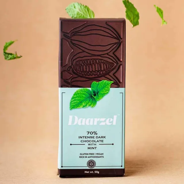 Daarzel 70% Dark Chocolate with Mint