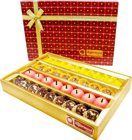 Imperial Gift Box - Assorted Milk Sweets and Dry Fruit Sweets