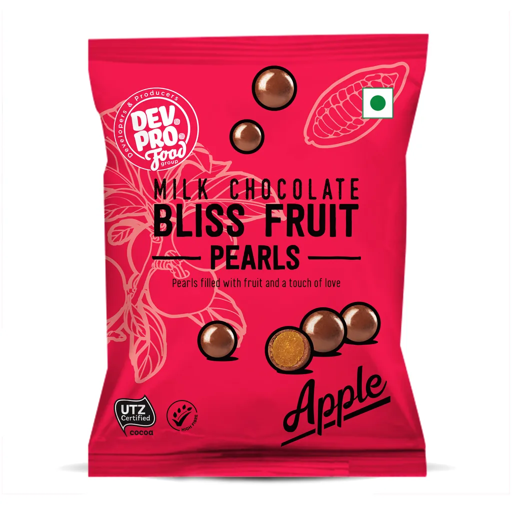 Dev. Pro. Bliss Fruit Pearls Apple Milk Chocolate