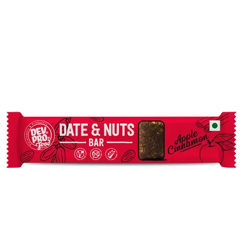 Dev. Pro. Date & Nuts Bar Apple Cinnamon(Pack of 16)