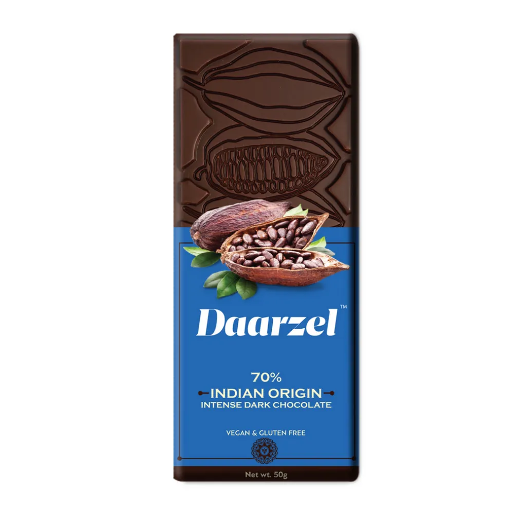 Dark Chocolate 70% Cocoa ( Intense)  - Indian Origin | 50 gm