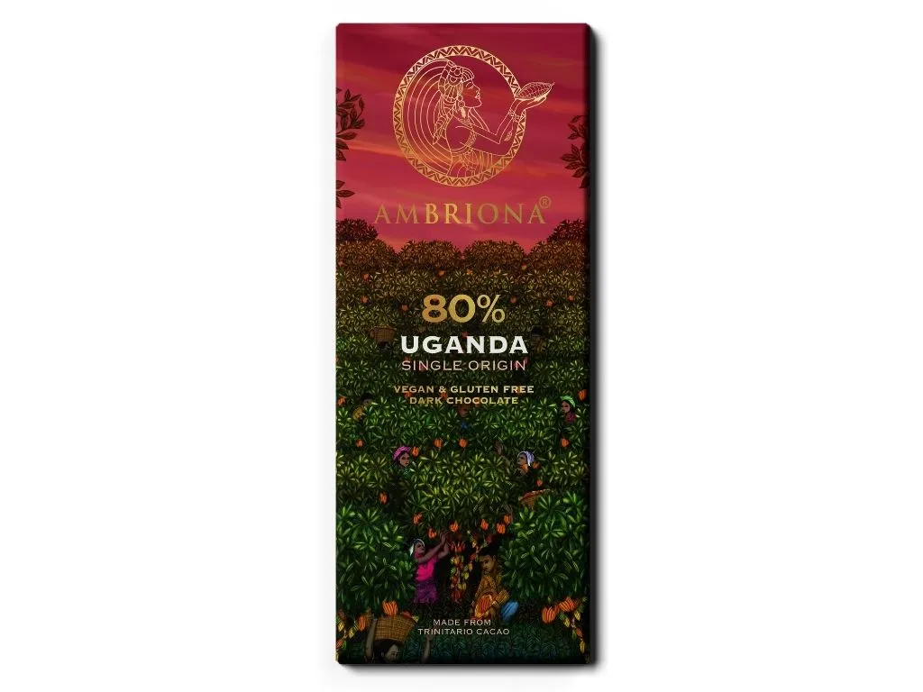 Dark Chocolate Uganda Single Origin 80% - Cocoa | 50 gm