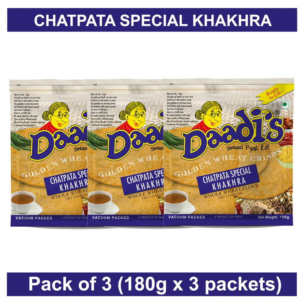 Chatpata Special Khakhra 180g (PACK OF 3)