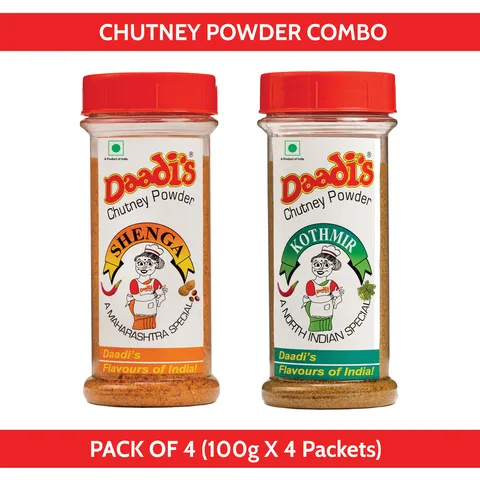 Chutney Powder 100g (PACK OF 4) (SHENGA & KOTHMIR)