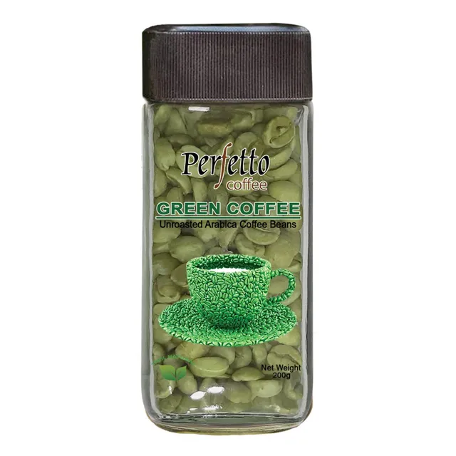 Green Coffee Beans 250g Jar - Perfetto