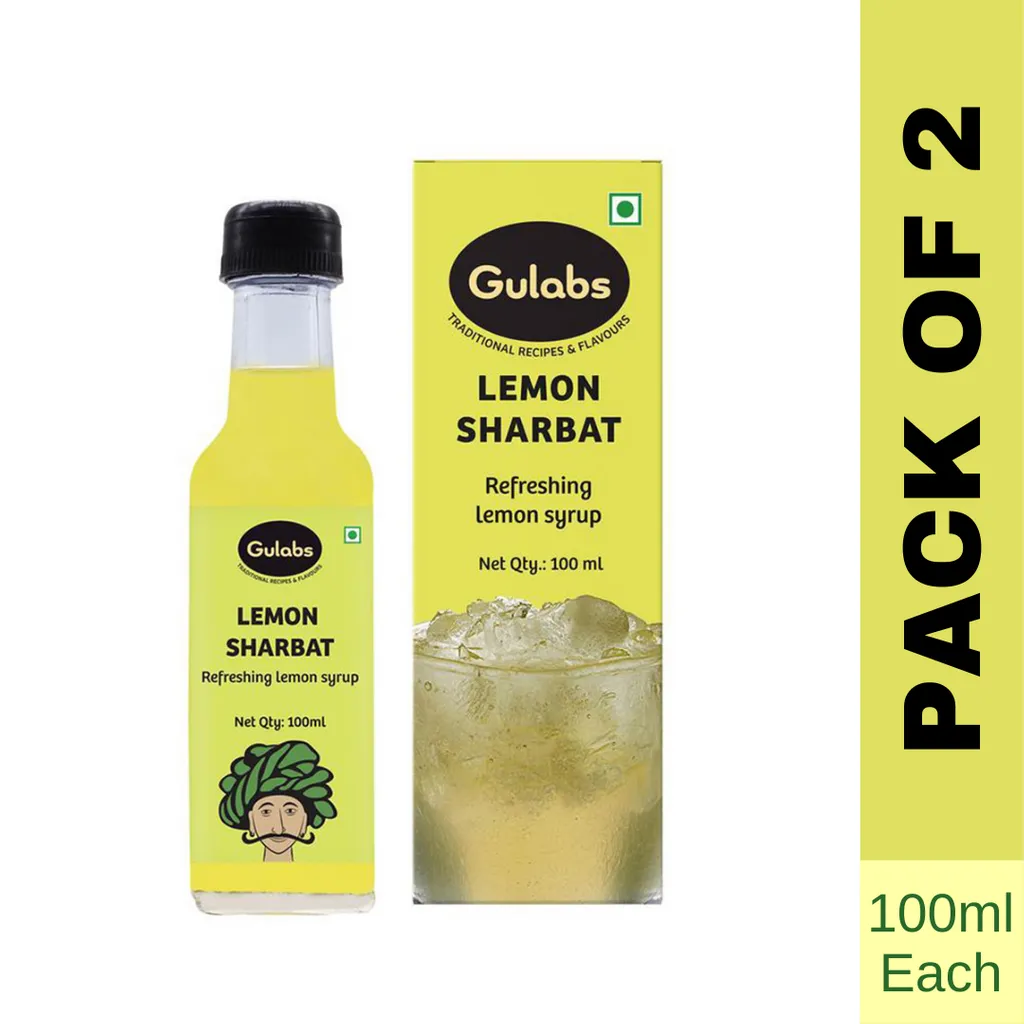 Gulabs Mini Lemon Sharbat (Pack of 2)