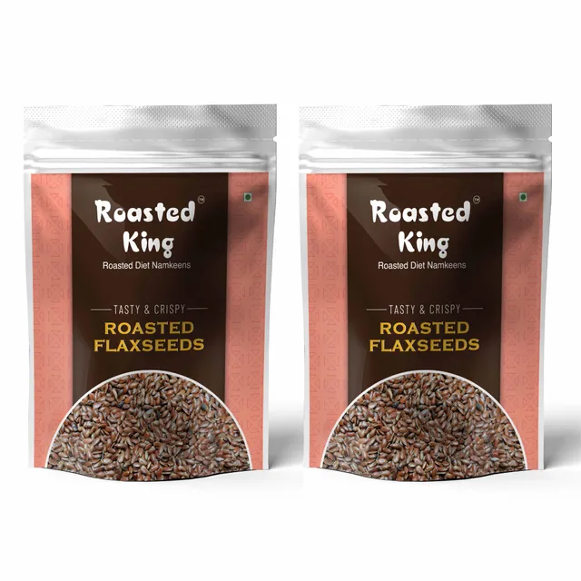 Flaxseeds Roasted - Pack Of 2 , 150Gm Each