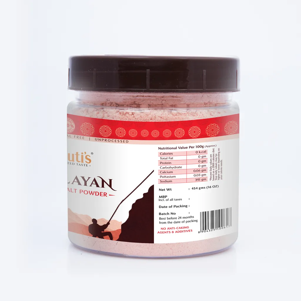 Himalayan Pink Salt Powder Jar