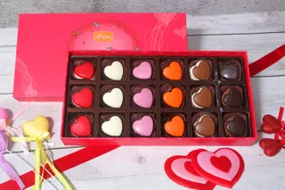 Love Hearts Chocolate Gift Box