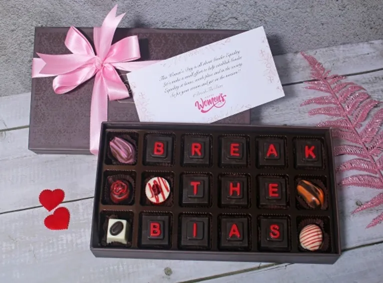 Women'S Day Theme Chocolates Box