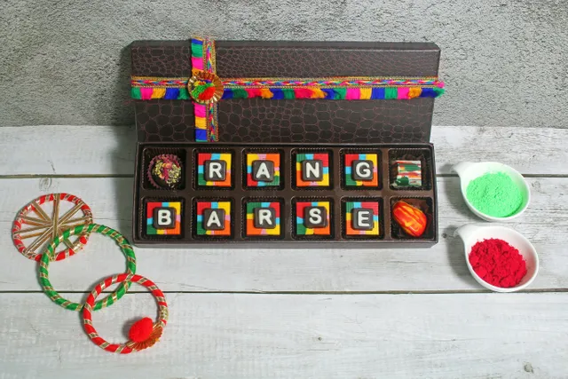 Holi Festive Box Chocolates
