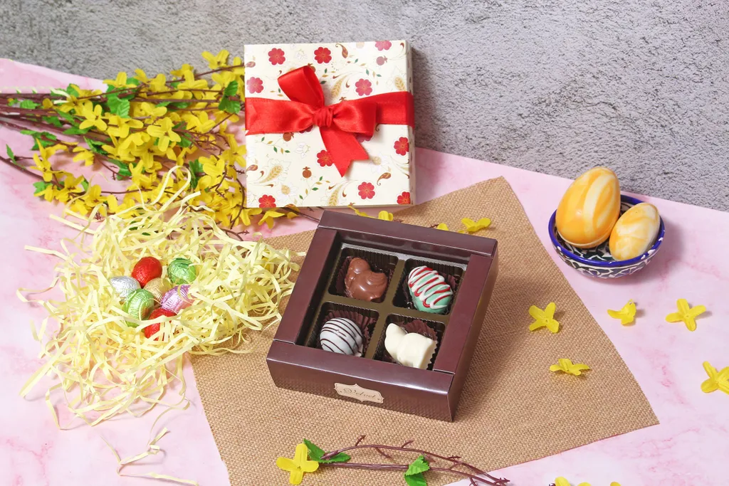 Mini Easter Eggers Box | 4 Assorted Chocolates