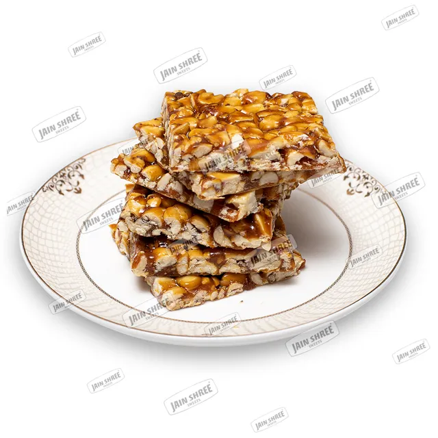 Buy Dana Patti or Peanut Chikki from Jai Shree Namkeen & Sweets, Indore (Madhya Pradesh) Buy Dana Patti or Peanut Chikki from Jai Shree Namkeen & Sweets, Indore (Madhya Pradesh)