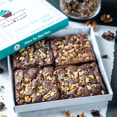 Walnut Brownie Box