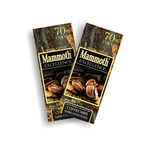 Coffee Nibs Dark Chocolate With 70% Cocoa