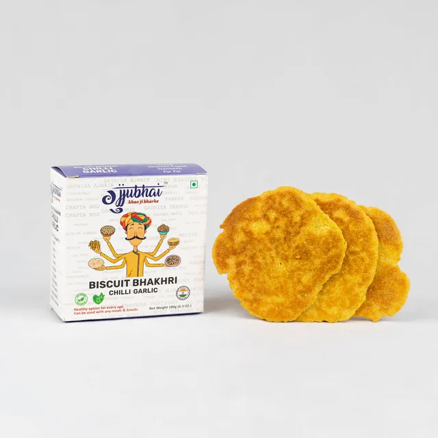 Chilli Garlic Biscuit Bhakri