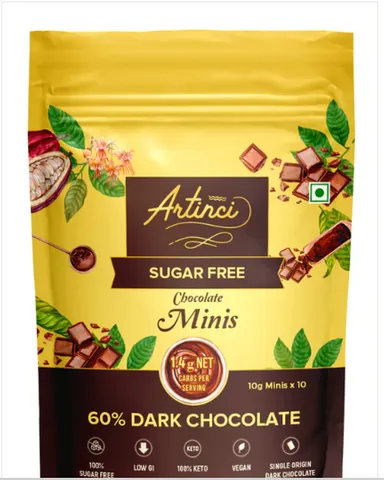 60% Dark Chocolate Minis Sugar Free