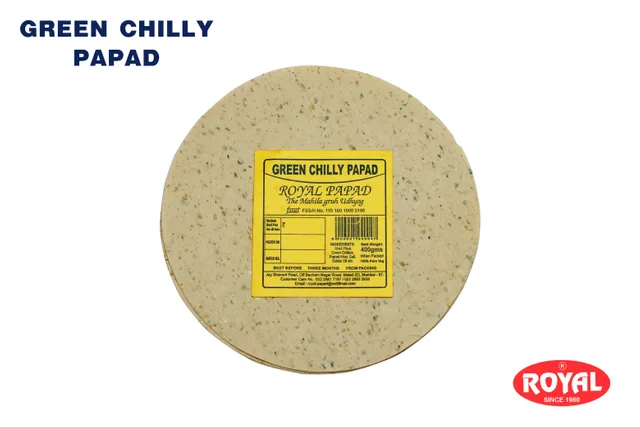 Green Chilly Papad