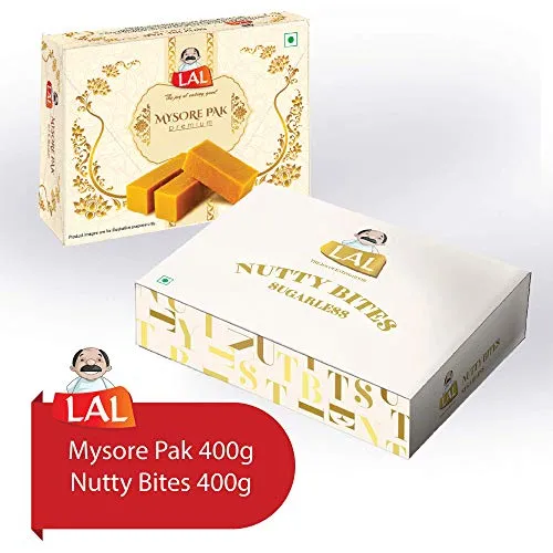 Mysore Pak and Nutty Bites Combo