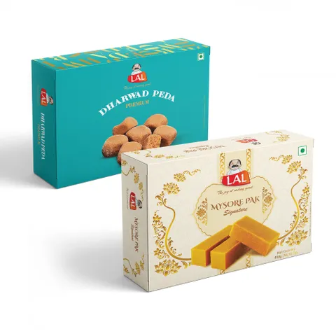 Mysore Pak And Dharwad Peda Combo