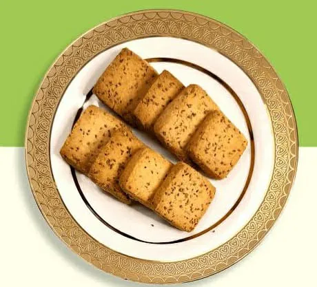 Desi Ghee Atta Ajwain Cookies