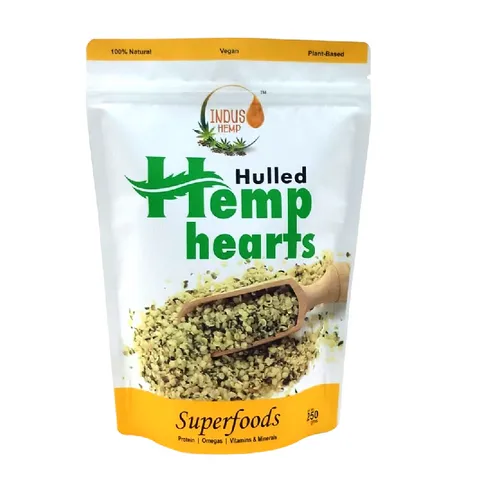 Hemp Hearts - Vegan, Soy & Gluten-free | Perfectly Balanced Omega 3,6 &9 | 0% Cholesterol