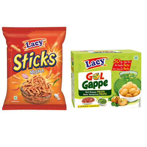 Masala Sticks & Gol Gappe (Pudina Pani)