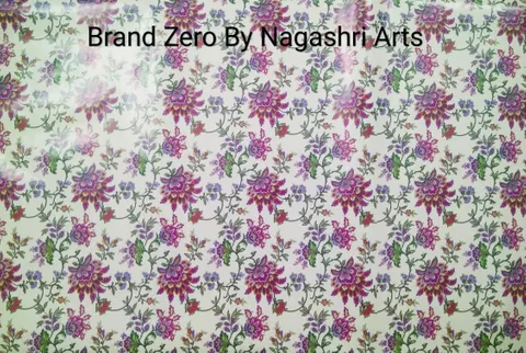Brand Zero 70 Gsm Decoupage Paper - 19 Inches By 27 Inches Pack of 1 - Graphic floral Design