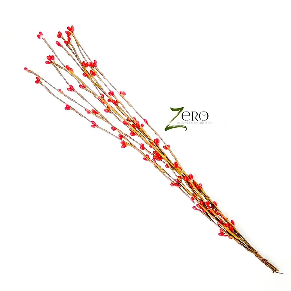 Bunch of 10 Pcs Two Tone Pollan Sticks Dual Color - Dark Red