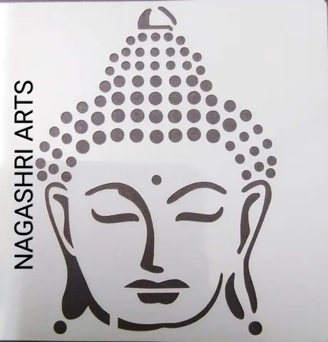 Imported Stencil Buddha - 6 * 6 Inches